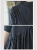 2021 Women's Retro Spring Dresses: Loose Mid-Length, Half-High Collar, Age-Reducing, Stylish & Slim Fit