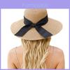 Summer Straw Hat With Wide Brim For Beach Travel And Sun Protection Womens Fashion Accessory