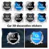 3D Metal Badge Wheat Ear Shape Car Window Decoration Sticker For SsangYong Rexton Kyron Torres 2024 2023 Evx 2012 Actyon Korando
