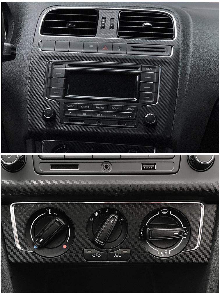 Anti-Scratch Sticker for 2011-2018 VW Polo Center Console Interior