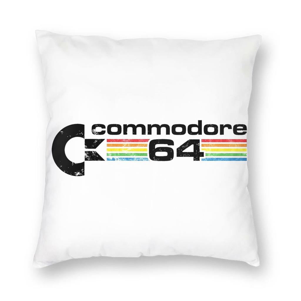 Vintage Commodore 64 Computer Pillowcase Soft Polyester Cushion Cover Decor Pillow Case Cover Seater Square 18''