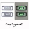 New AF1 Luminous Shoelaces Buckle Sneaker Decorations Glowing Metal Lock for Shoelace DIY Laces Chapa Shoe Accessories 2pcs/pair