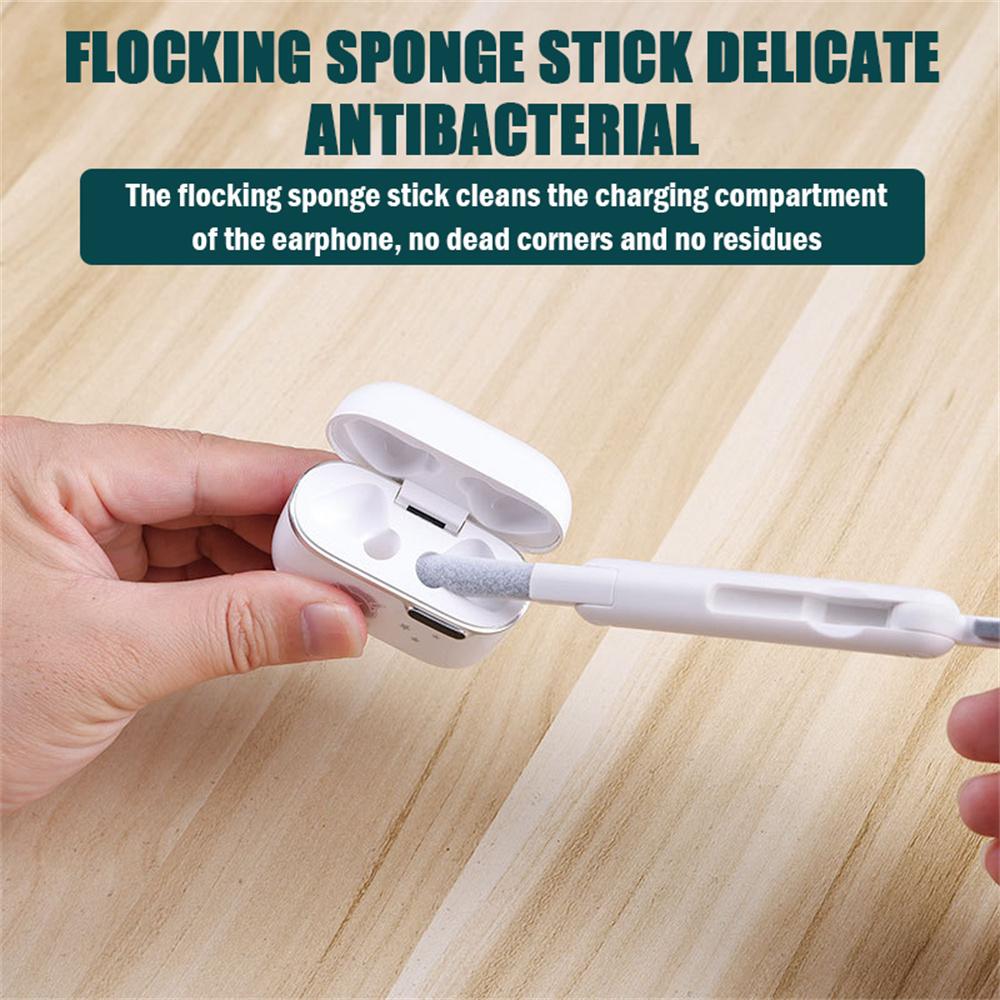 1 set Computer Keyboard Cleaning Brush Earbuds Cleaning Pen Cleaning Tools