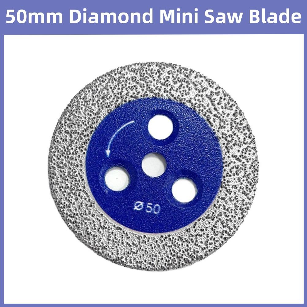 

50mm M10 Thread Mini Diamond Saw Blade Stone Carving Disc for Granite Marble Concrete Sandstone Engraving Grinding Wheel