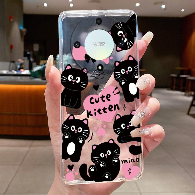For Honor X50 5G Case Luxury Flower Painted Cover Clear Soft Silicone Phone Case For Honor X 40 50 X40 X50 5G Back Covers Bumper