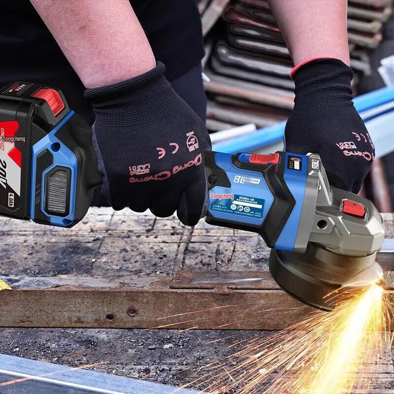 Dongcheng Brushless Cordless Angle Grinder DCSM04-100E CN plug (adapter included)