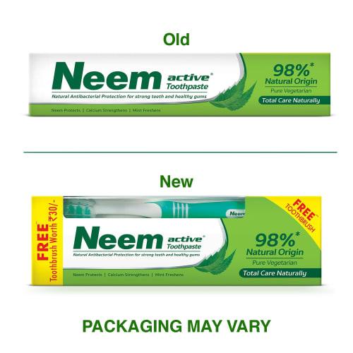 Neem Active Toothpaste (Natural Protection for Strong Teeth & Healthy Gums) by Henkel