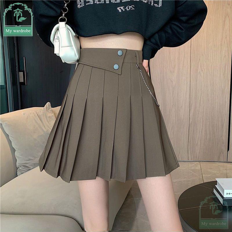 My Wardrobe Женская трендовая плиссированная юбка Корейская версия Короткая юбка — фото 12