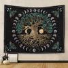 Mandala Tapestry Hippie Tapestries Mystic Chakra Meditation Decor Tapestry Decor for Living Room Backdrop Dorm