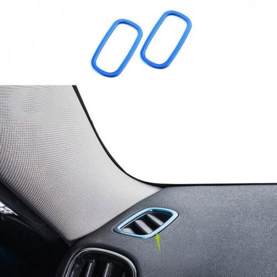 Fit For Mini Cooper Countryman F60 Blue Titanium Dashboard Upper Air Outlet Vent