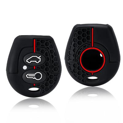 Silicone Car Key Case For For VW Fox 2006-2008 Citi Golf 2003 For Seat Ibiza Leon Toledo Mii Altea For SKODA FABIA OCTAVIA