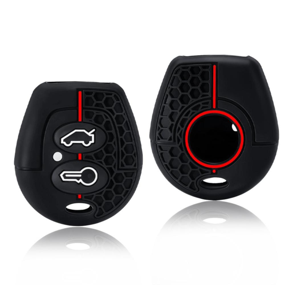 Silicone Car Key Case For For VW Fox 2006-2008 Citi Golf 2003 For Seat Ibiza Leon Toledo Mii Altea For SKODA FABIA OCTAVIA