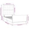 Bed Frame with Headboard Grey 80 x 200 cm Faux Leather
