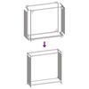 Firewood Rack Olive Green 90 x 28 x 90 cm Cold Rolled Steel