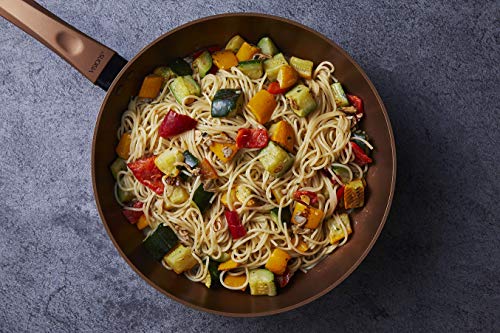 VISIONS Frying Pan, 28cm, Induction Compatible, Gold Coating, CP-8813