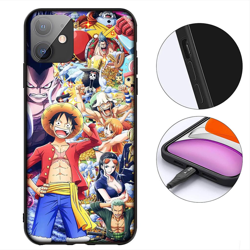 Roronoa Zoro Sanji ONE PIECES Luffy Phone Case for Apple iPhone 12 13 Mini XS 11 Pro Max 7 8 Plus + XR 8+ X SE 2020 SE3 Cover