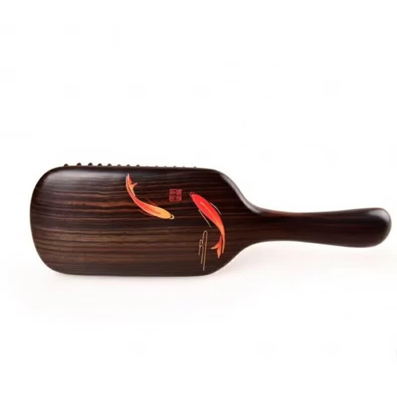 Tan Mujiang Koi Airbag Massage Comb Gift Set