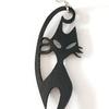 Yousheng 1 Pair Dangle Earrings Cat Shape Dress Up Jewelry Horrible Black Hook Earrings for Halloween
