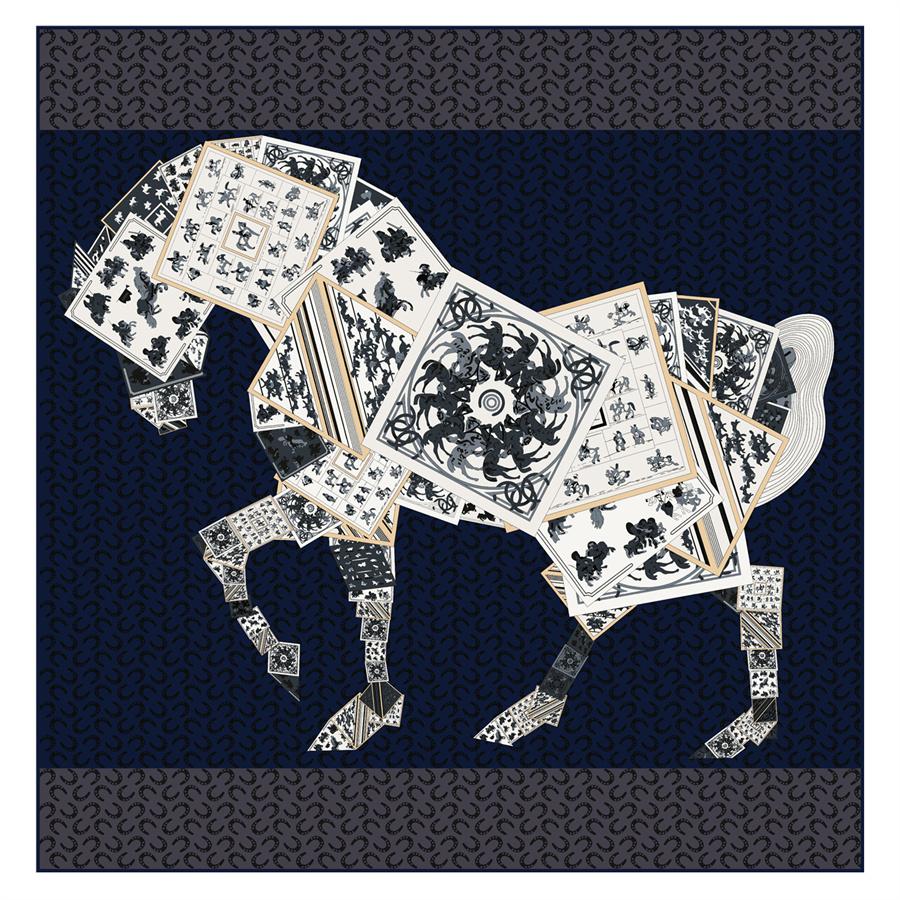 Silk Scarf Women City Street Print Square Scarves Head Echarpes Silk Foulards Femme Wraps Beach Shawl Bandana Lady Hijabs 90CM