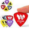Professional 6 Pcs Winner Guitar Picks Large Triangular Anti-Slip Electric Guitar Picks 2.0MM Thick Guitar Parts Guitar Playing