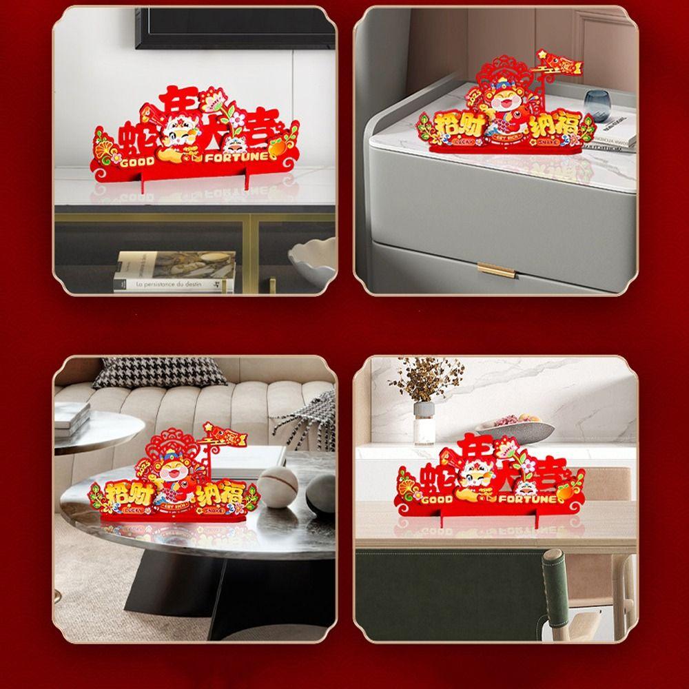 Non-woven Fabrics Desktop Decoration Festive Present Spring Festival Decor  Living Room Decor