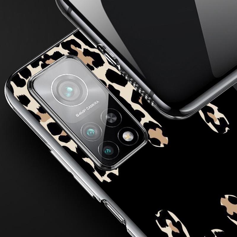 Leopard Print Phone Case For Xiaomi Redmi Note 15 14 13 12S 12 11 Pro Plus 14S 11S 11E 10 10S 11T 5G Personalized Cover Redmi No