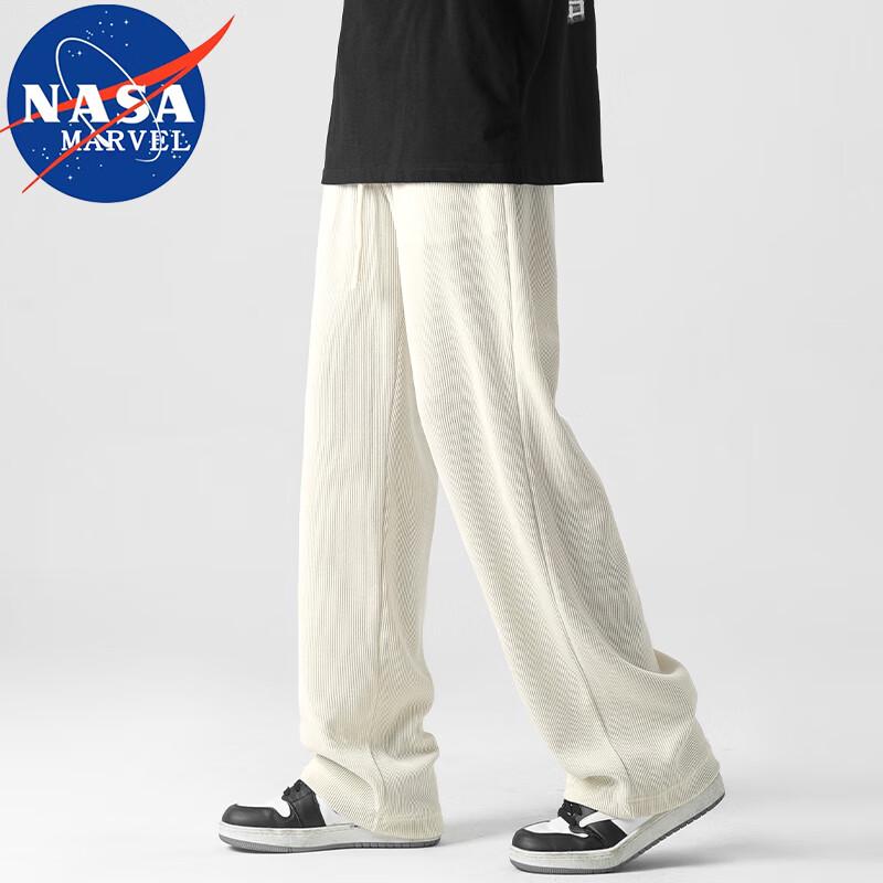 NASA MARVEL Men's Loose Straight Leg Casual Pants