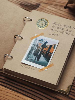 A5 Kraft Paper Loose-leaf Notebook: Retro Journal & Literary Travel Diary Planner for Girls