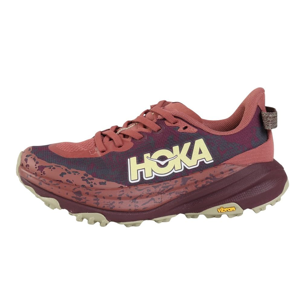 HOKA Speedgoat 6 Brick Running Trail Running Shoes, Shoes, 1147811-RLCK (Brick/23.5/Women's)
