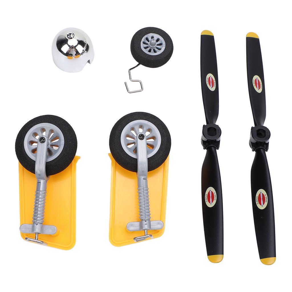 RC Flugzeug Ersatzteile Feine Verarbeitung Fahrwerk Räder Bugrad Propeller Verkleidung für