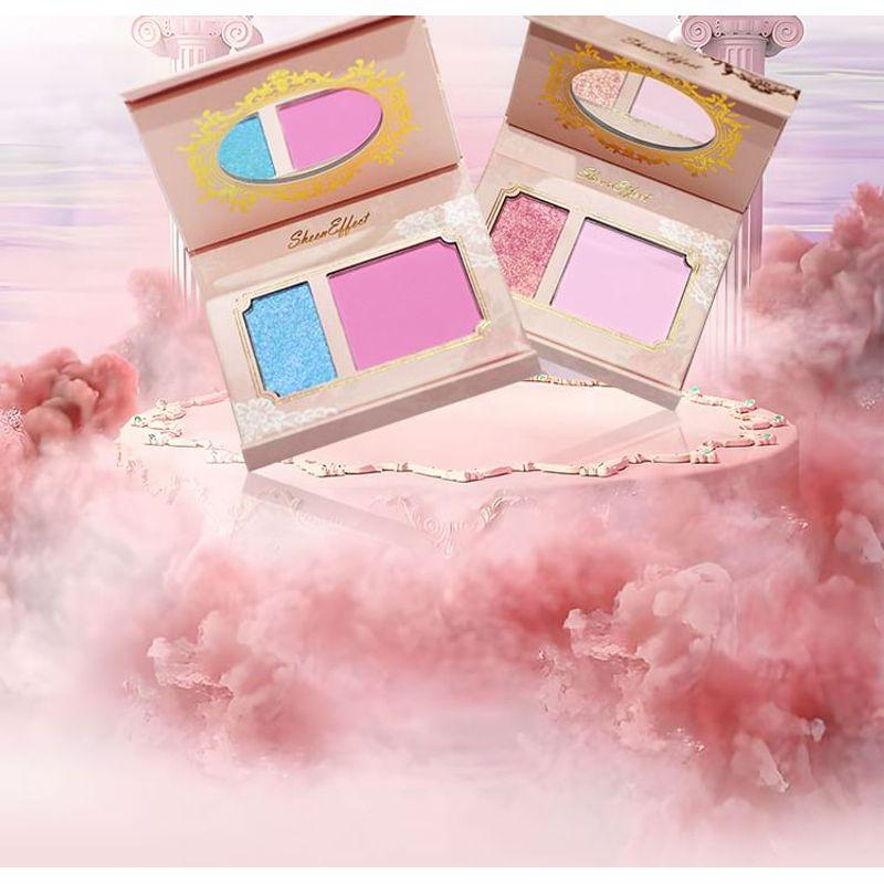 SheenEffect - Chameleon Highlighter & Cheek Blusher Palette - 4 Colors