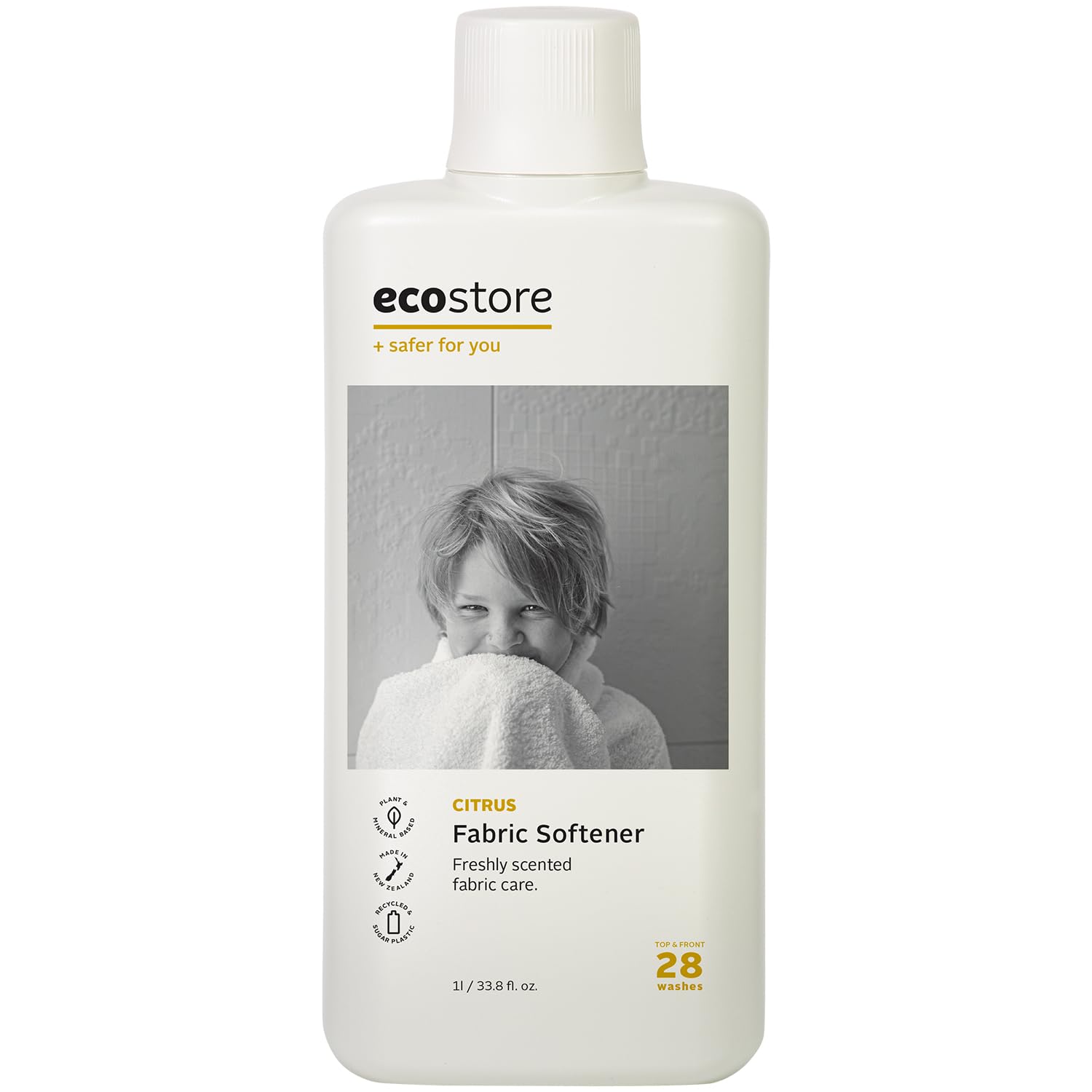 ecostore Fabric Softener 1L Fabric Fabric Finishing Gentle on Skin [Citrus] Softener, Agent, Detergent, Plant-derived,