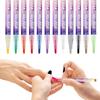 12 Farben NailArt Stifte Set NailArt Marker PolishStift Für 3D NailArt, Zeichnen Malen Liner Pinsel Für DIY NailArt