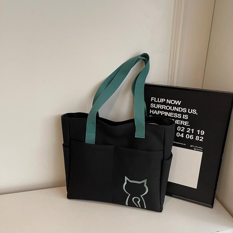 Women's Large Capacity Shoulder Bag Class Commuter Tote Bag Underarm Bag