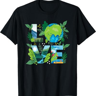 Liebe Welt - Umweltschutz Tag der Erde Klima T-Shirt