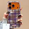 Creative Color Blocking Grid Vortex Pattern Phone Case For iPhone 17 16 15 14 13 12 11 Pro Max XS XR X 7 8 Plus Silicone Cover