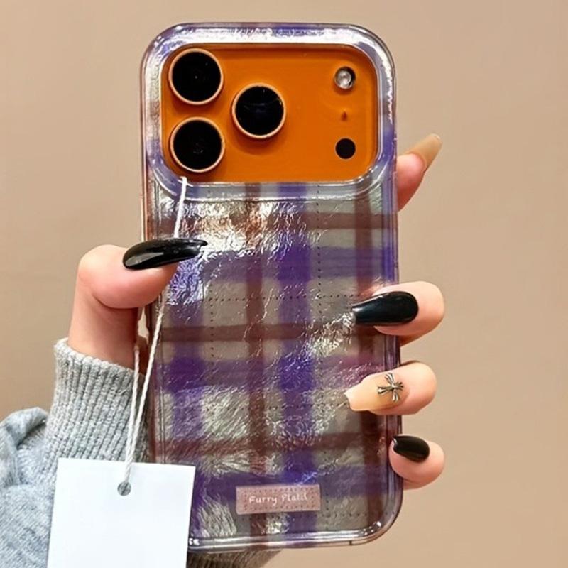 Creative Color Blocking Grid Vortex Pattern Phone Case For iPhone 17 16 15 14 13 12 11 Pro Max XS XR X 7 8 Plus Silicone Cover