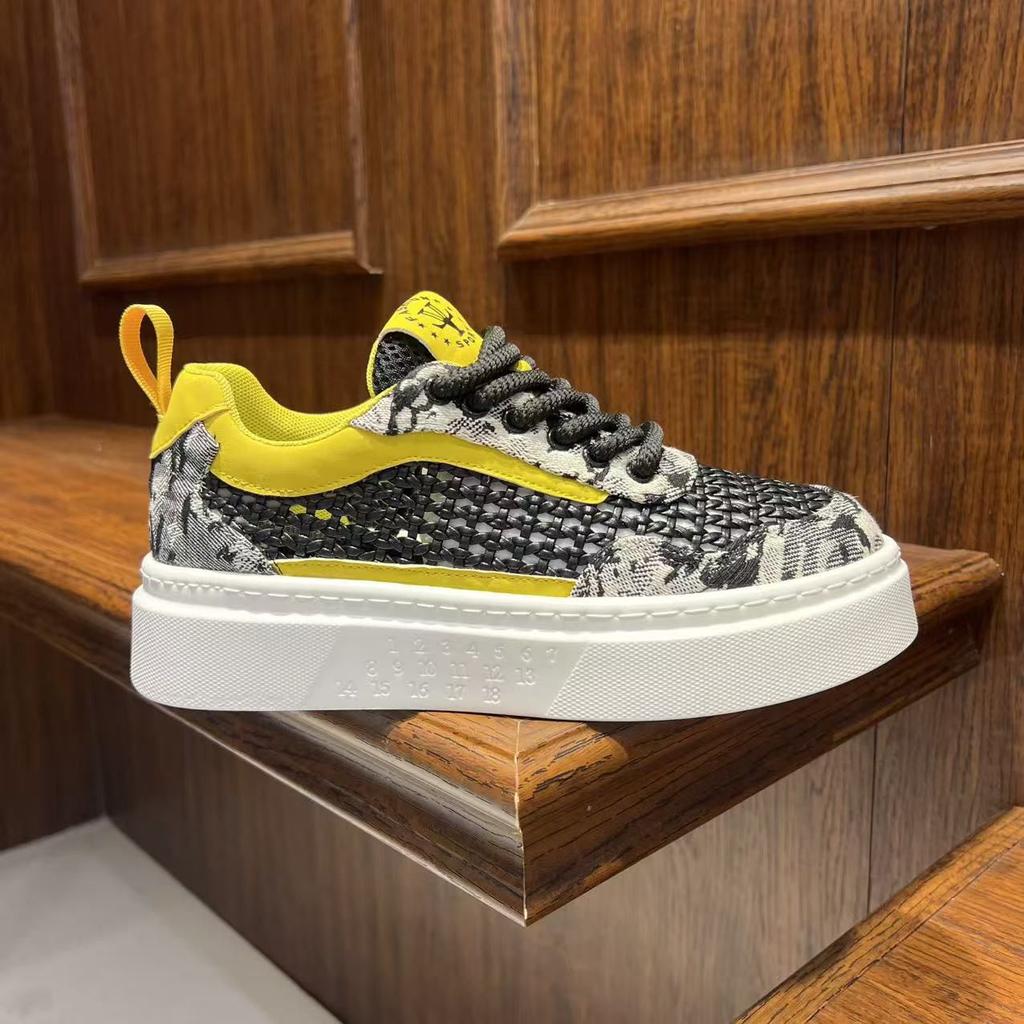 Scarpe da Ginnastica Basse da Uomo in Rete Tendenza Estive Nuove Scarpe Piatte Basse Casual Scarpe Sportive Comode da Esterno per la Corsa Zapatos Hombre