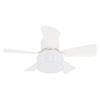 Ceiling Fan with Light 3 Colors Dimmable Quiet LED Ceiling Fan Lamp Screw in E26 Base Timer Function APP Control