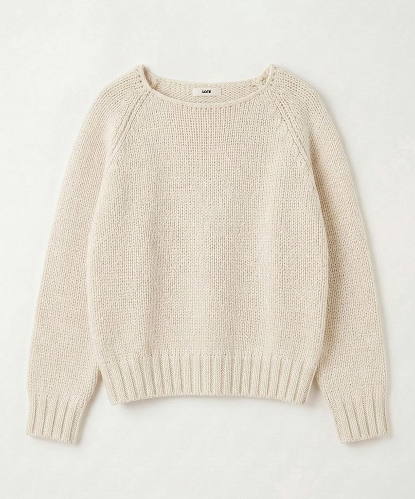 Loteu Chunky Boat Neck Knit_3 Color