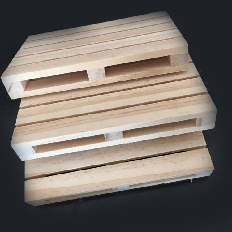 Premium Wood Beverage Coaster Natural Wooden Pallet Coasters for Bars Restaurant