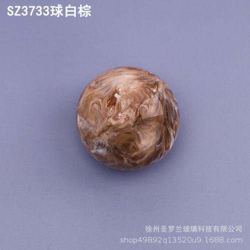 15mm Resin Perfume Bottle Cap, Hand-Polished Sphere & Cylinder Shape, Crimp Neck Spray Lid for Refillable Atomizer
