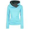 2021 Trendy Women's European & American Fashion Lapel Hooded Fleece Sweatshirt