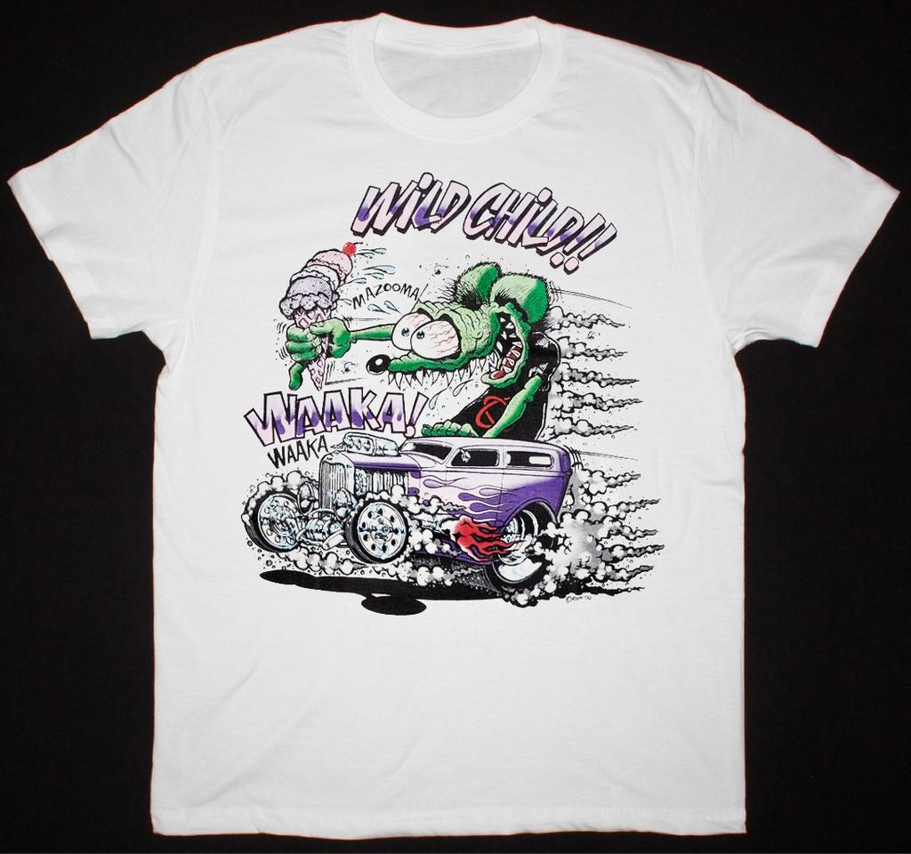 Wild Child Ed Big Daddy Roth Rat Fink Shirt White Classic Unisex S-5Xl Ne1735