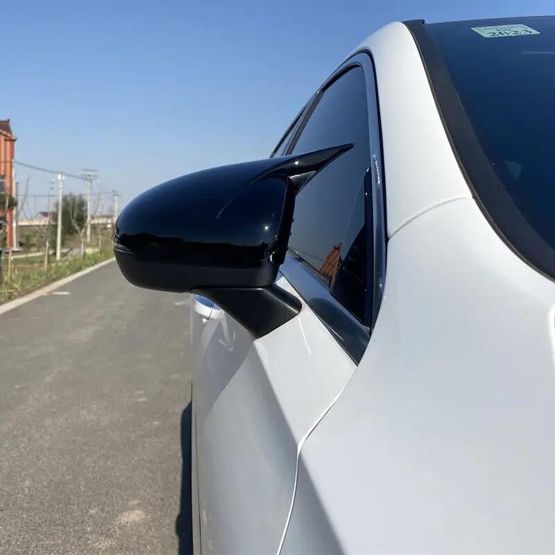 For LHD Mercedes Benz A Class CLA W177 C118 2019-2025 Car Sticker Rearview Side Mirror Cover Wing Cap Exterior Door Case Trim