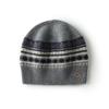 Pure cashmere retro Fair Island jacquard knitted hat men's and women's autumn and winter warm wool hat bag head cold hat