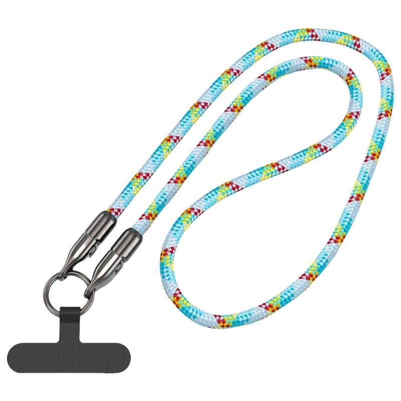 Portable Mobile Phone Lanyard PD240W Charging Cable, 2 in 1 USB Type C Data Cord Quick Charging Cable for Travel