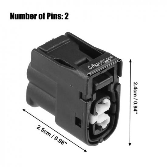 Piece of 1 2 Pin No.9098011246 Ignition Coil Connector Plug Kit Fit for Toyota