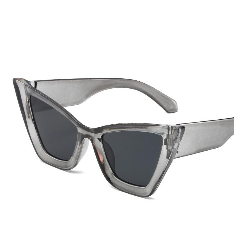 New Vintage Cat Eye Sunglasses Women Men Square PC Frame Retro Shades Fashion Sun Glasses for Female Male
