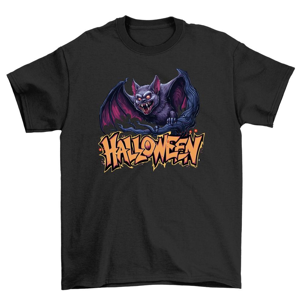 

Halloween_201 Bat Attack Unisex Tee - Funny and Spook-tacular! 100% Cotton, Scar L
